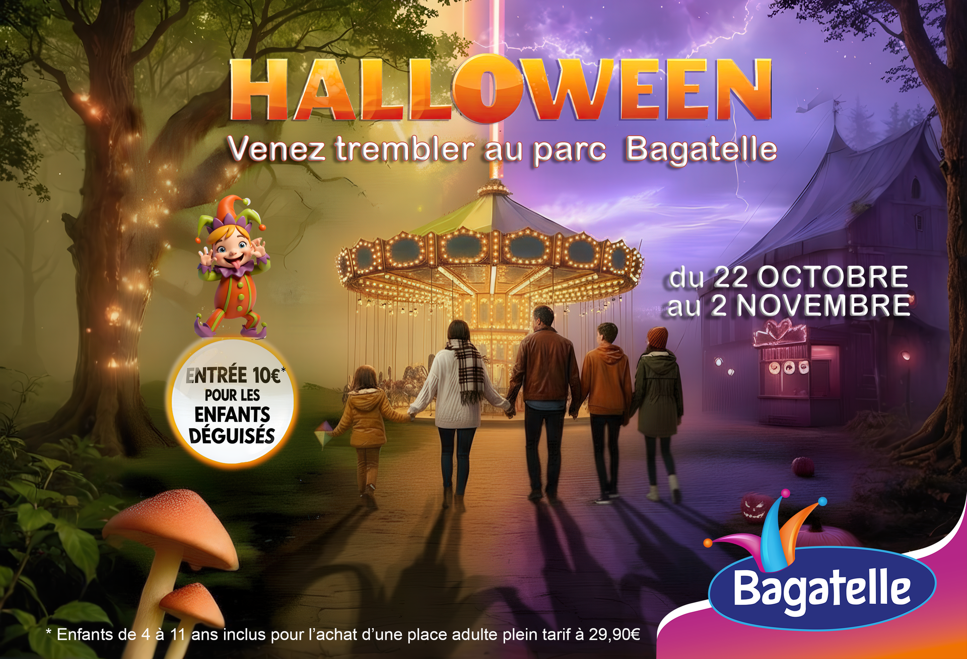Halloween à Bagatelle 2025